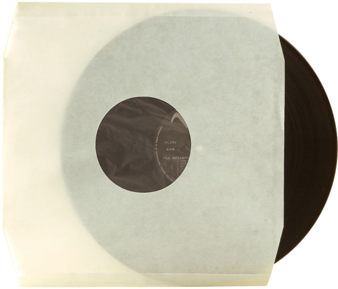 33T S/POCHETTE PAPIER DOUBLÉE VINYL (LOT DE 50)